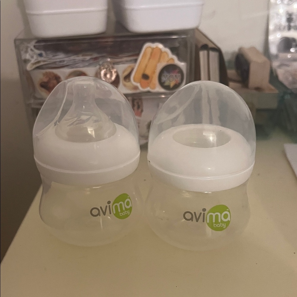 Baby Feeding Bottles - White